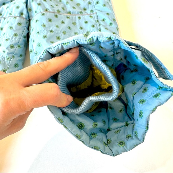 Hanna Andersson Winterwear Snow Overalls - Size 100 Girls US 4 Floral Print - Picture 5 of 16